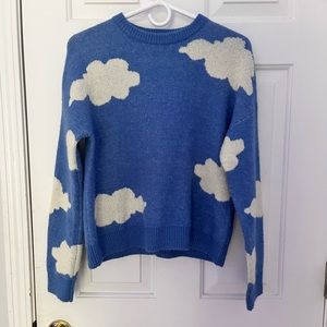 The sky blue cloud sweater